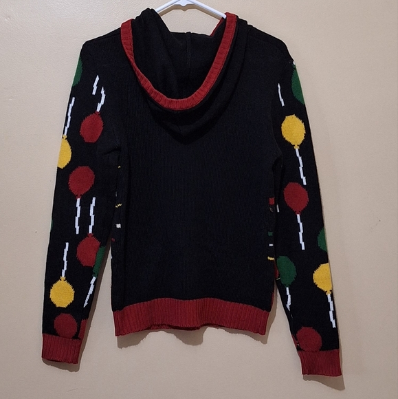 West 49 Jesus Life Of The Party Birthday Hooded Christmas Sweater - Picture 2 of 6